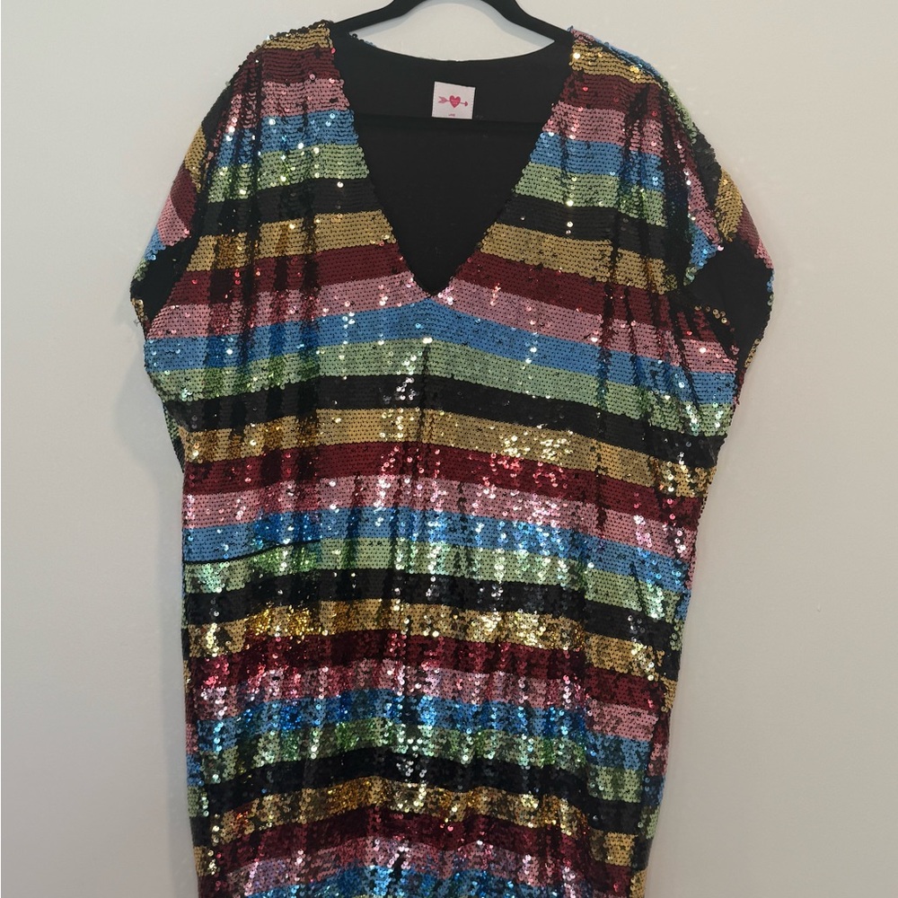 Buddy Love Black and Pink Dress